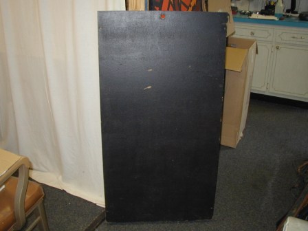 RoboCop / Data East Round Front Cabinet Back Door (Item #11) (3/4 X23 3/4 X 44 3/8) (Damage By Lock Hole On Inside) $39.99